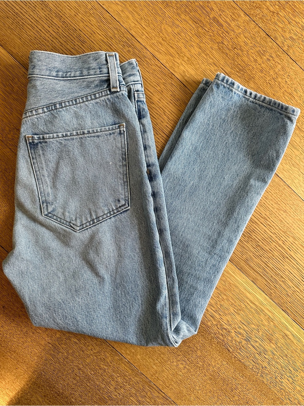 Agolde Riley High Rise Crop Jean Size 25 - Picture 7 of 11